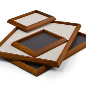 [Fanxi] Nouveau Plateau <span class=keywords><strong>à</strong></span> Bijoux en Bois Massif Rétro avec Rainures, Présentoir Modèle SM12101 Nanchang - Product Image 5