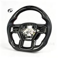 Volant en cuir personnalisé de haute qualité, en fibre de carbone, avec écran LED, compatible avec Ford F150, adapté au Raptor