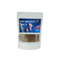 Riz noir naturel mélangé en gros, faible IG, sans gluten, sans OGM, végétalien, sans sucre, pour le nettoyage du côlon, qualité 4A