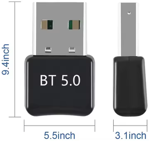 BT502ตัวรับสัญญาณเสียงอะแดปเตอร์ BT5.0 USB ไร้สายเข้ากันได้กับ Win 8/8 1/<span class=keywords><strong>11</strong></span> - Product Image 5