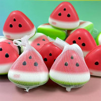 [Article Nouveauté le Plus Vendu] Jouet à Presser Pastèque d'Été à Rebond Lent, Très Attrayant, Anti-Stress, Style Comestible