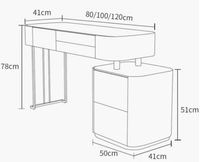 Ensembles de meubles-lavabos modernes haut de gamme en bois massif avec miroir éclairé, fonctionnalités réglables, couleurs et dimensions personnalisables pour chambre et salon