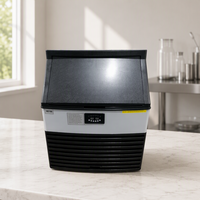 Machine à glaçons entièrement automatique de qualité commerciale 120 kg/24 h, acier inoxydable de qualité alimentaire, CE, pour hôtel, restaurant, bar, magasin de boissons
