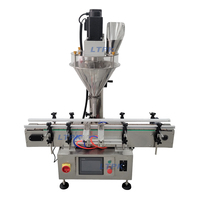 Machine de mise en conserve automatique à vis rotative pour poudres avec convoyeur à bande pour additifs alimentaires, assaisonnements et farine en vrac