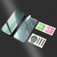 Verre transparent HD anti-explosion 9H pour iPhone 11 12 13 14 Pro Max Protection d'écran en verre trempé en aluminium pour tous les téléphones
