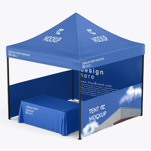 Auvent d'exposition portable de tente d'exposition en acier léger à installation <span class=keywords><strong>rapide</strong></span> avec logo personnalisé pour les promotions en plein air - Product Image 1