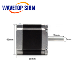WaveTopSign 57HS56-3004 Nema23 1.2N.<span class=keywords><strong>m</strong></span>シャフト直径8mm長さ30mmハイブリッドステッピングモーター - Product Image 4