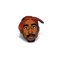 Épinglette en alliage de zinc plaqué sur mesure avec portrait émaillé, design en métal, émail souple pour coffret cadeau promotionnel