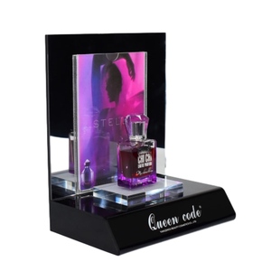 Mostrador de Exhibición de Cosméticos de Acrílico Moderno |   Expositor de Productos de Belleza Premium para Grandes Supermercados - Product Image 5