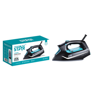 Plancha de Vapor/Seca WINNINGSTAR con Suela de Cerámica, Control Inteligente de Temperatura Electrónico, Autolimpieza y Anti-Goteo - Product Image 1