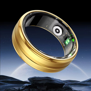 Anillo inteligente de acero inoxidable SHR para Android e IOS, aplicación de monitoreo de sueño y frecuencia cardíaca y control WiFi, promueve una vida saludable - Product Image 4