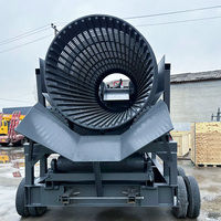 Machine de criblage de compost mobile haute efficacité, cribleur rotatif à tambour, moteur de criblage, marque APEX, gestion des déchets, minerai