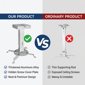 Soporte de Proyector 2 en 1 para Techo y Pared, Soporte de Aluminio Resistente para Proyectores Epson, XGIMI, Dangbei, JMGO, <span class=keywords><strong>LG</strong></span> - Product Image 1