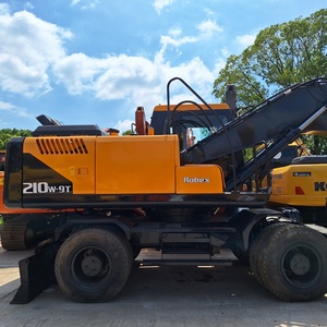 Excavatrice sur pneus Hyundai 210W-9T de 21 tonnes, robuste, avec garantie d'un an et haute efficacité pour la construction et l'exploitation minière - Product Image 4