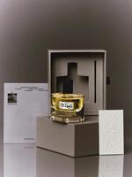 Boîte à tiroir ronde transparente, flacon de parfum en verre avec pompe pulvérisatrice, conteneur cosmétique vide, papier gaufré de luxe, doublure en éponge