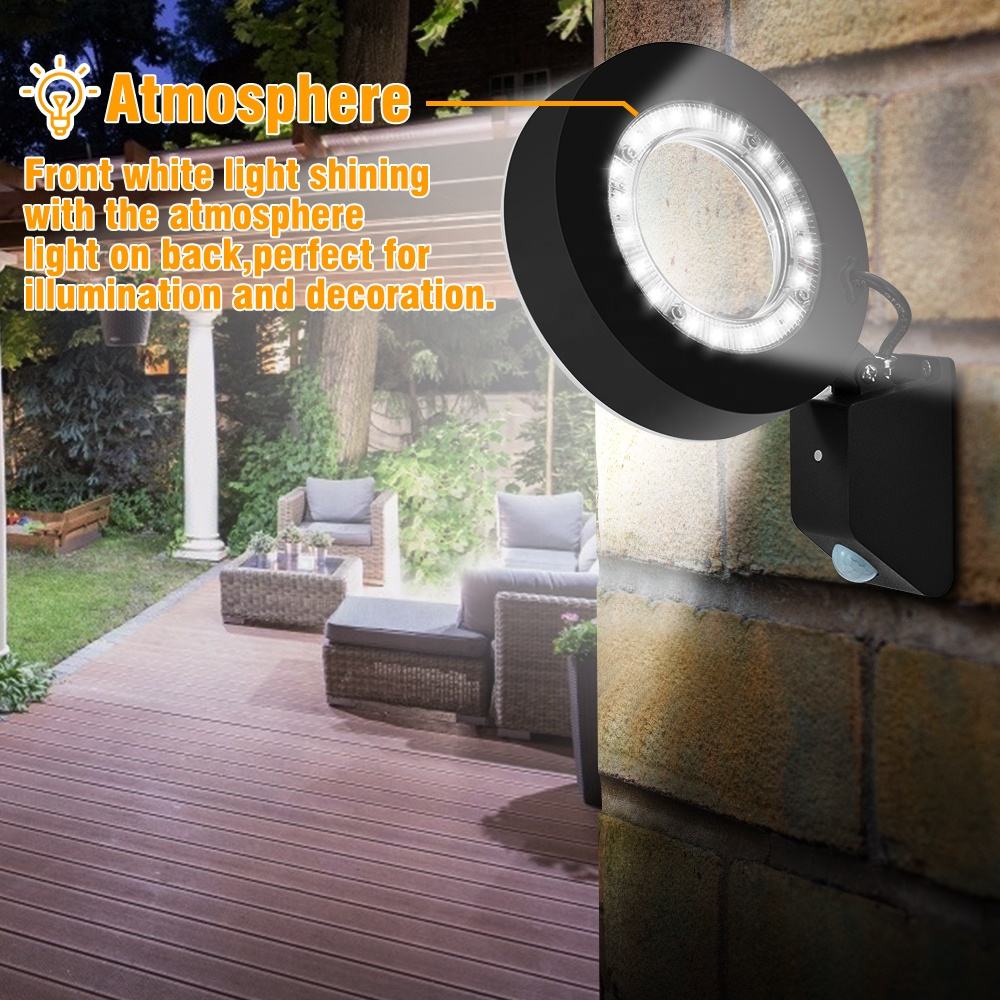Security Lighting Lamp for Garden IP65 Outdoor LED Wall Light With