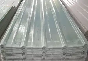 Iyi çatı plakaları hafif temizle pc şeffaf saydam fiberglas FRP güneş ışığı çatı levhalar