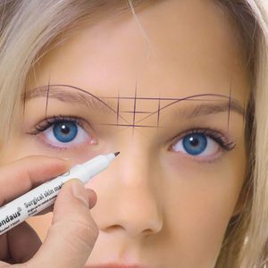 Wholesale Disposable Skin Marker Pen Waterproof Purple Tattoo Position Pen Sterile Single Pack PMU Beauty Academy Consumables - Product Image 4