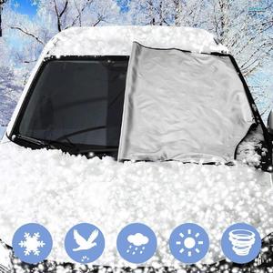<span class=keywords><strong>Pare</strong></span>-soleil de voiture amélioré en tissu Oxford 600D, housse de <span class=keywords><strong>pare</strong></span>-<span class=keywords><strong>brise</strong></span> d'hiver pour éliminer la glace et la neige - Product Image 5