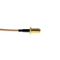 Câble assemblé en cuivre RG316 de qualité supérieure SMA-KY-RG316-MMCX-JW, connecteur SMA femelle vers MMCX mâle coudé