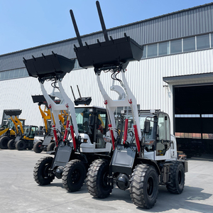Cheap Price Wheeled Shovel Front Loader Garden Compact 4x4 Wheel Loader Road Construction <strong>4WD</strong> Hydraulic Wheel Loader - Product Image 3