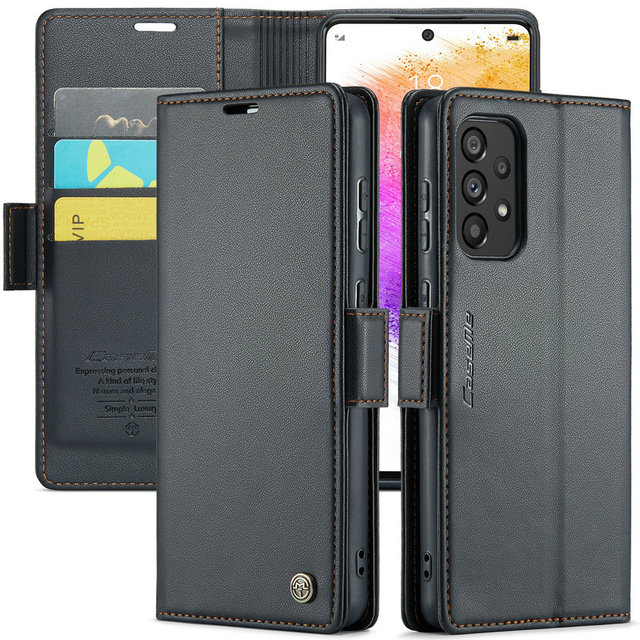 2023 New Trend Cellphone for Samsung Galaxy A74 Case RFID Stand Credit Card Holder Cover for Samsung Note 20 A74 A73 Wallet Case