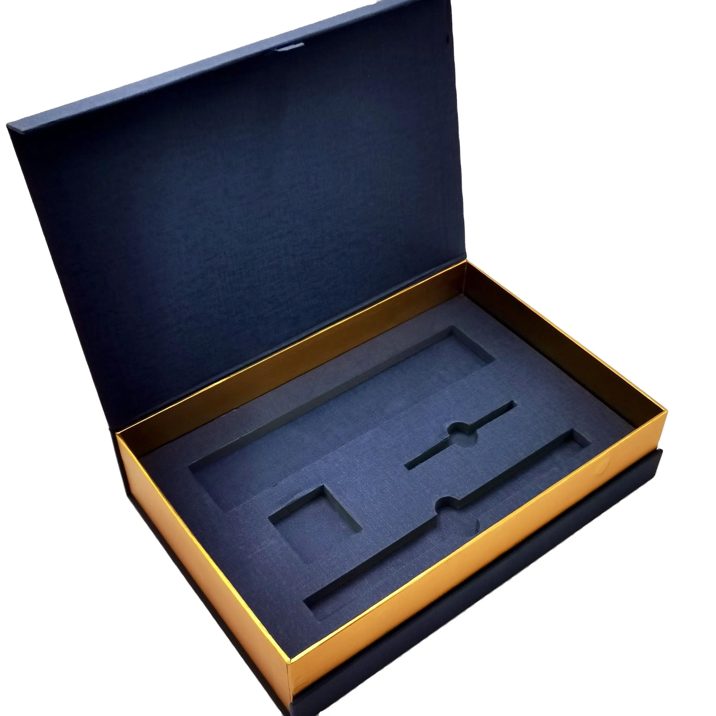 El yapımı Logo baskılı özel Insert manyetik hediye kutusu kozmetik seti için lüks cilt bakımı kutusu ambalaj