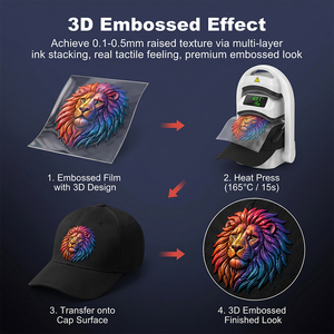Automatic 60cm UV DTF Printer with Varnish and White Ink Stirring System for 3D Textured Label Industrial UV DTF Sticker Machine - Product Image 5