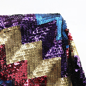 Plus récent mode prêt à porter en gros tulle brodé à rayures paillettes tissu - Product Image 2