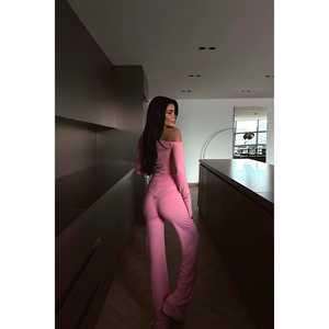 Ensemble Combinaison et Combishort Rose pour Femmes Kendrick - Product Image 1