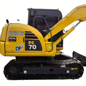 Excavadora Komatsu PC70 de Segunda Mano, Usada, con Motor Komatsu de 7 Toneladas, para Excavación Hidráulica Pequeña, Embalaje EPR Francia - Product Image 1