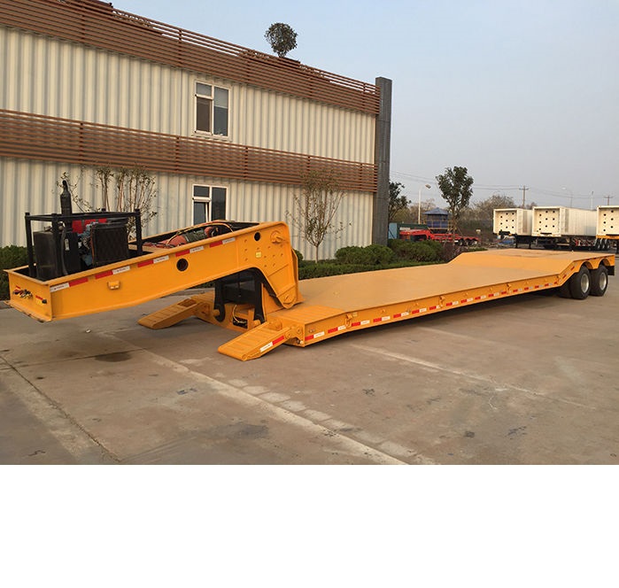 folding extendable gooseneck lowboy trailers for sale