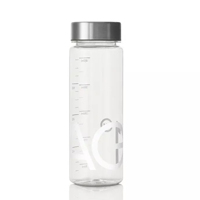 Bouteille d'eau en plastique Tritan de 350 ml et 500 ml, anti-fuite, pour la salle de sport, la nutrition sportive, shaker à protéines