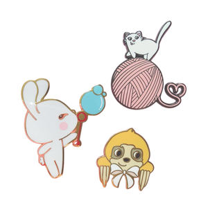 Broches et badges décoratifs en alliage de zinc 2D/3D avec logo personnalisé, à la mode, avec émail doux et dur - Product Image 5