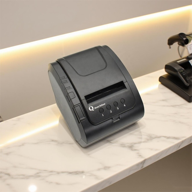 80mm Thermal Receipt Printer Number Ticket Printer with Queue Management System for Bank & Government Office