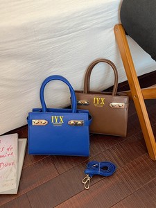 Tote Bag for Women PU Leather Handbag with Gold Hardware Crossbody Shoulder <strong>Purse</strong> in <strong>Pink</strong> Blue Black Brown White - Product Image 4