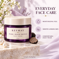 Crème Visage Perle de Truffe Noire Acide Hyaluronique Hydratante Anti-rides Crème Faciale Marque Privée OEM ODM Soins de la Peau