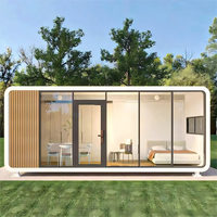 Modèle d'usine de maison conteneur préfabriquée à emballage plat, certifiée CE, respirante, au design moderne, pour bureau, salle de sport, gîte mobile/villa