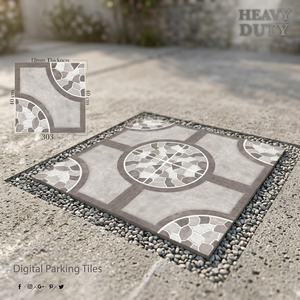 Carreaux de parking en porcelaine antidérapants de qualité supérieure 16x16 pouces, finition mate numérique, pour revêtement de sol extérieur en céramique - Product Image 5