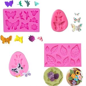 Moldes de Silicona para Fondant con Forma de Mariposa y Flor Mediana, Coloridos, Ecológicos, Aptos para Horno, Modelo TY-0916-46, para Dulces, Chocolate y Manualidades - Product Image 3