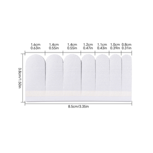 KADS Autocollants adhésifs en fibre de verre en forme de doigt, enveloppes de soie pour ongles, patchs de protection pour ongles, autocollants de renforcement pour ongles, outil pour ongles en gel - Product Image 2