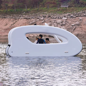 8 אדם חשמלי סולארית מופעל מתנפחים קטמרן סירות עם מנוע חשמלי בית מתנפחים סירה - Product Image 2