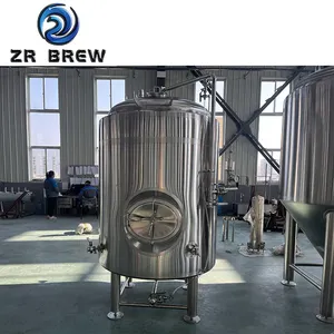 啤酒厂用1000l 15hl不锈钢紫铜加压啤酒发酵罐和光亮罐