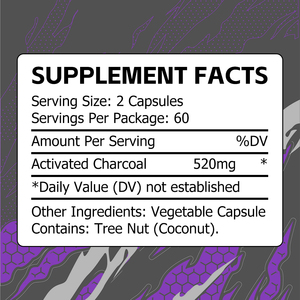 Customized Packaging Activated Charcoal Capsules Boost Immunity Natural Detox Support Capsules Promote Digestive for Adults - Product Image 2