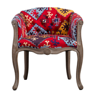 Fauteuil de salon traditionnel en bois massif Zhongzhiyi, meubles de maison haut de gamme