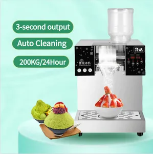 Elektrische Walze Bingsu Fluffy Japanische gebrauchte Klinge Flaker Cups Korean Shave Ice Shaver Maschine Kommerziell Halbautomat isch Zum Verkauf