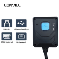 Escáner de Código de Barras Antiestático Fijo LONVILL, Descarga de Aire de ±8kV, Descarga por Contacto de ±6kV, -30 ℃   hasta 60 ℃   Escáner Industrial de Montaje Fijo