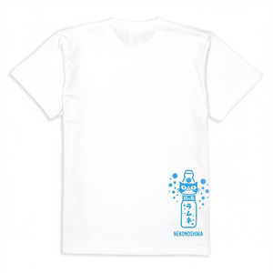 T-shirt da uomo e da donna a maniche corte con stampa Cat Ramune Nekonoshima, abbigliamento promozionale - Product Image 2