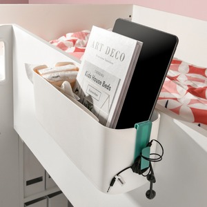 Keranjang penyimpanan gantung asrama, gantungan kecil, rak samping tempat tidur, tempat tidur - Product Image 5