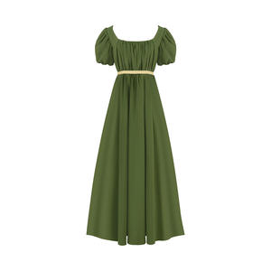 पुनर्जागरण पोशाक रीजेंसी रोमांस शैली सैटिन विंटेज पार्टी मध्ययुगीन उच्च कमर जेन ऑस्टेन ड्रेस हेलोलीन कोस्प्ले पोशाक - Product Image 2